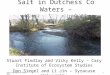 Salt in Dutchess Co Waters – Where, when, so what?
