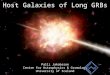 Host Galaxies of Long GRBs