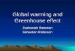 Global warming and Greenhouse effect
