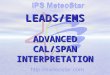 LEADS/EMS ADVANCED CAL/SPAN INTERPRETATION