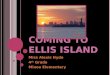Coming to Ellis Island
