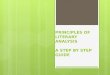 PRINCIPLES OF LITERARY  ANALYSIS A STEP BY STEP GUIDE