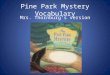 Pine Park Mystery Vocabulary