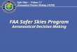 FAA Safer Skies Program Aeronautical Decision Making