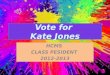 Vote for  Kate Jones