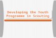 Developing the Youth Programme in Scouting