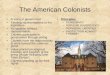 The American Colonists