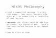 ME495 Philosophy