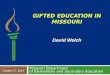 Gifted Education in Missouri