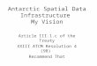 Antarctic Spatial Data Infrastructure   My Vision