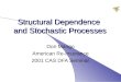 Structural Dependence  and Stochastic Processes