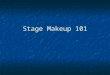 Stage Makeup 101