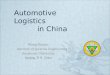 Automotive Logistics            in China