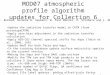 MOD07 atmospheric profile algorithm updates for Collection 6