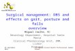 Surgical management: DBS and effects on gait, posture and falls overview