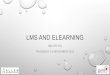 LMS AND ELEARNING