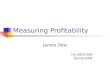 Measuring Profitability