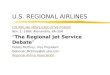 U.S. REGIONAL AIRLINES