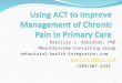 Using ACT to Improve Management of Chronic Pain in Primary Care