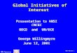 Global Initiatives of Interest