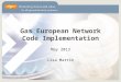 Gas European Network Code Implementation
