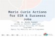 Marie  Curie  Actions  for ESR &  Euraxess Jobs