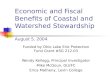 Economic and Fiscal Benefits of Coastal and Watershed Stewardship August 5, 2004