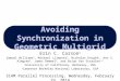Avoiding Synchronization in Geometric  Multigrid