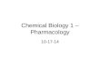 Chemical Biology 1 – Pharmacology