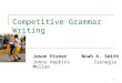 Competitive Grammar Writing