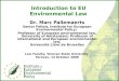 Introduction to EU Environmental Law