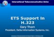 ETS Support In H.323