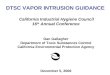DTSC VAPOR INTRUSION GUIDANCE California Industrial Hygiene Council 16 th  Annual Conference