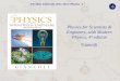 Physics for Scientists & Engineers, with Modern Physics, 4 th  edition Giancoli