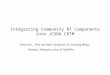 Integrating Community RT Components into JCSDA CRTM