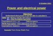 Power and electrical power