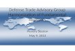 Defense Trade Advisory Group Harmonization of Fundamental Research