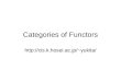 Categories of Functors