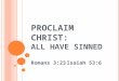 Proclaim Christ: All Have Sinned