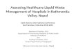Assessing Healthcare Liquid Waste Management of Hospitals in Kathmandu Valley, Nepal