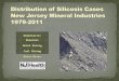 Distribution of Silicosis Cases  New Jersey Mineral Industries 1979-2011