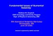 Fundamental Issues of Numerical Relativity