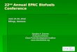 22 nd Annual EPAC Biofuels  Conference