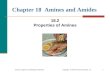 Chapter 18  Amines and Amides