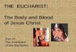 THE  EUCHARIST: The Body and Blood  of Jesus Christ