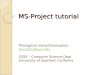 MS-Project tutorial