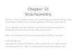 Chapter 12  Stoichiometry