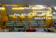 Carbon sputtering technology for ATLAS  MicroMEGAS  resistive