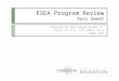 ESEA Program Review Russ Sweet
