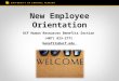 New  Employee Orientation
